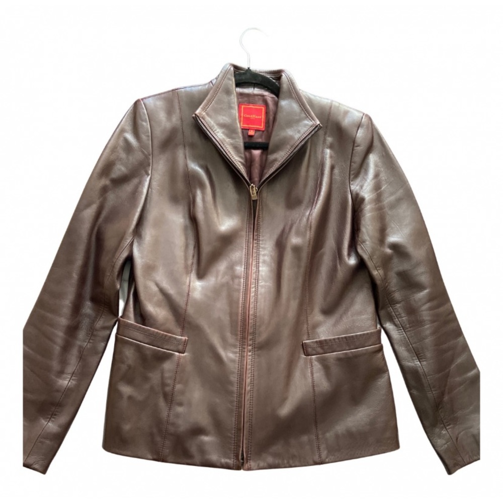 Cole Haan lamb skin jacket